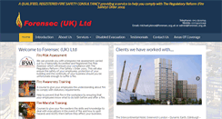 Desktop Screenshot of forensec.org.uk