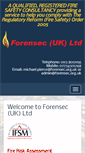 Mobile Screenshot of forensec.org.uk